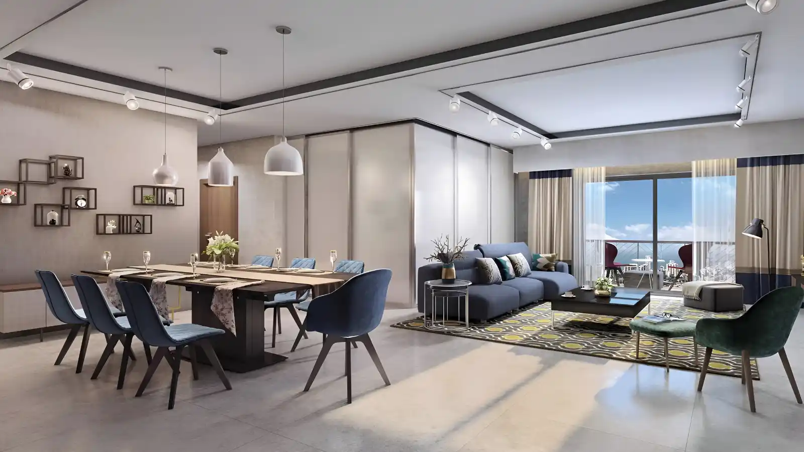 Karle-Vario-Homes-Apartments-in-Hebbal-Bangalore-Living room-Image